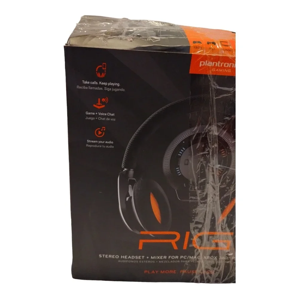 Plantronics RIG‎ Headband Headset Black for Stereo Gaming